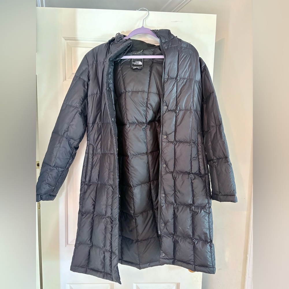 The North Face Women's Long Black Puffer Jacket